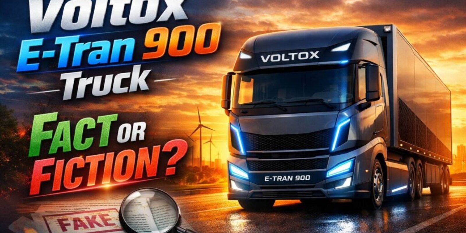 Voltox E-Tran 900 Truck